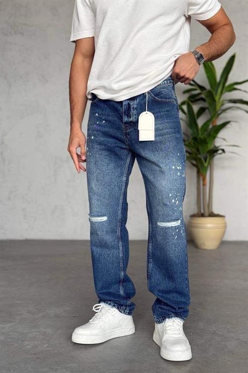 Wholesale Mens Blue Baggy Jeans