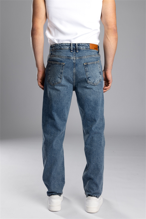 Wholesale Mens Blue Baggy Jeans