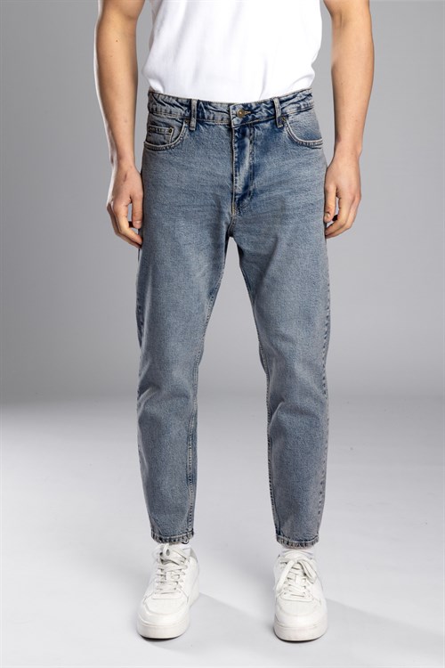 Wholesale Mens Blue Baggy Jeans