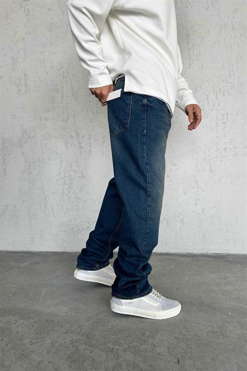 Wholesale Mens Blue Baggy Jeans