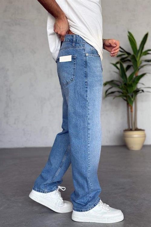 Wholesale Mens Blue Baggy Jeans