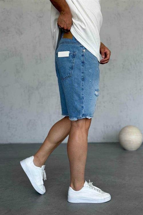 Wholesale Mens Blue Denim Shorts