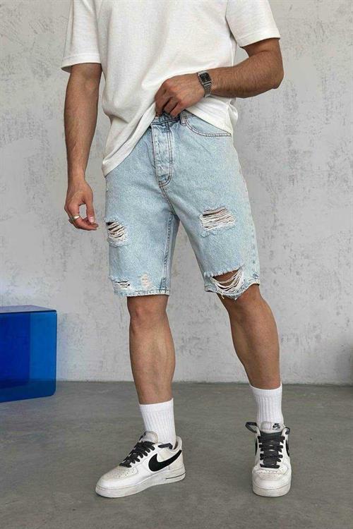 Wholesale Mens Blue Denim Shorts