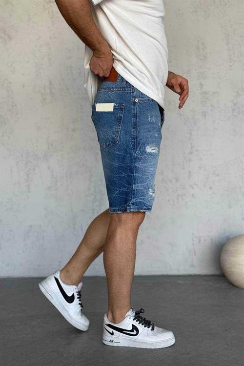 Wholesale Mens Blue Denim Shorts