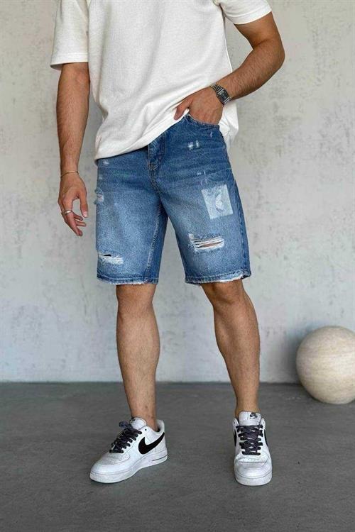 Wholesale Mens Blue Denim Shorts