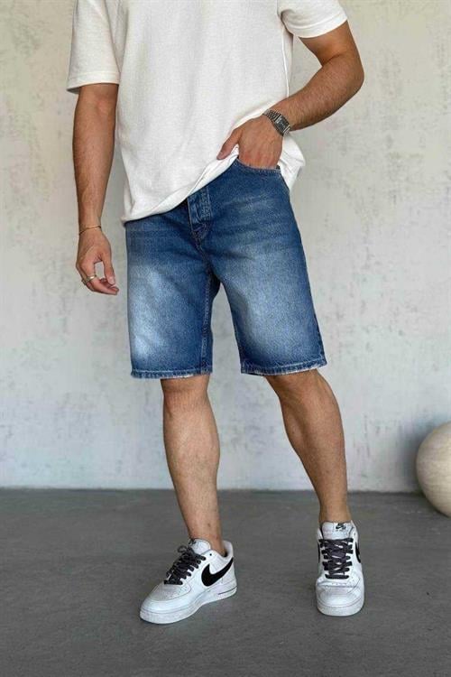 Wholesale Mens Blue Denim Shorts