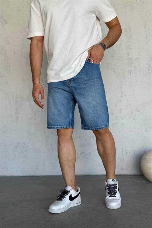 Wholesale Mens Blue Denim Shorts