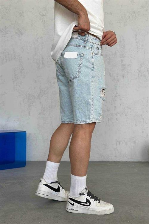 Wholesale Mens Blue Denim Shorts