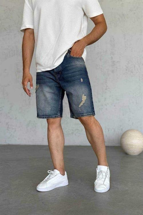 Wholesale Mens Blue Denim Shorts