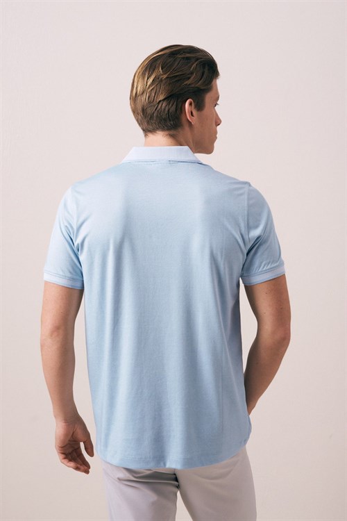 Wholesale Mens Blue Polo T-Shirt