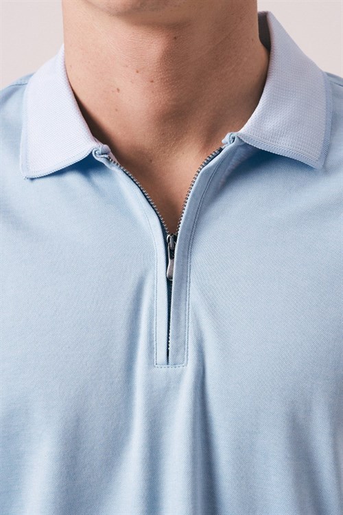 Wholesale Mens Blue Polo T-Shirt