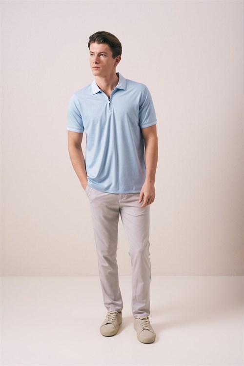 Wholesale Mens Blue Polo T-Shirt