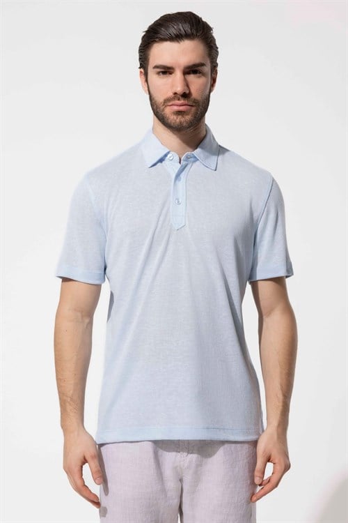 Wholesale Mens Blue Polo T-Shirt