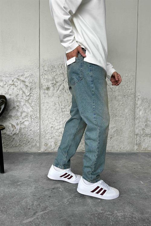 Wholesale Mens Blue Relaxed Fit Jeans