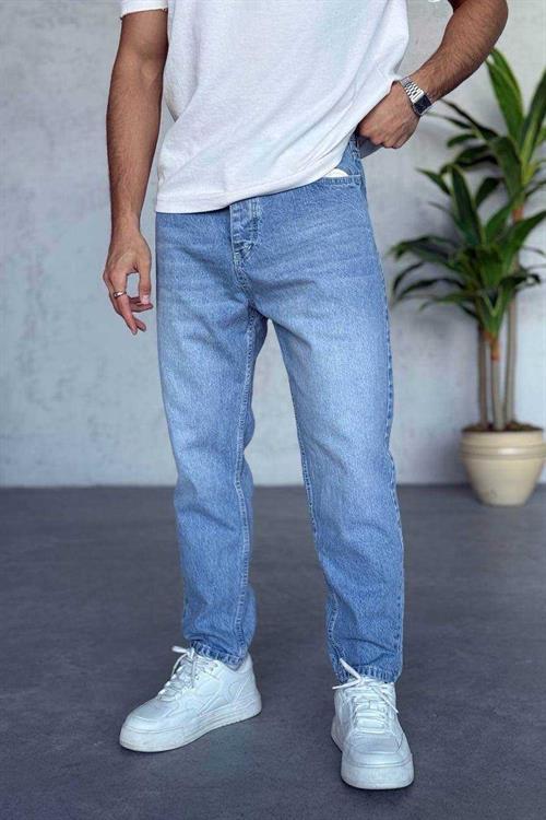 Wholesale Mens Blue Relaxed Fit Jeans