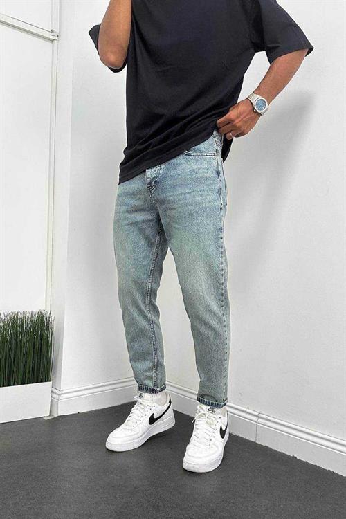 Wholesale Mens Blue Relaxed Fit Jeans