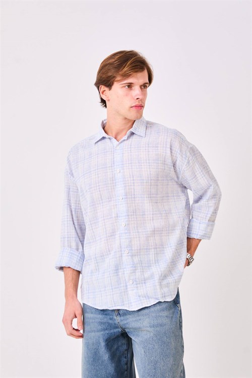 Wholesale Mens Blue Shirt 