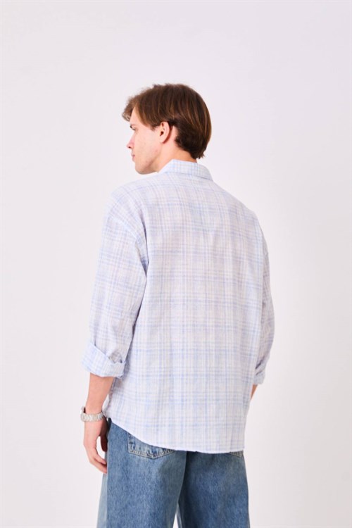 Wholesale Mens Blue Shirt 