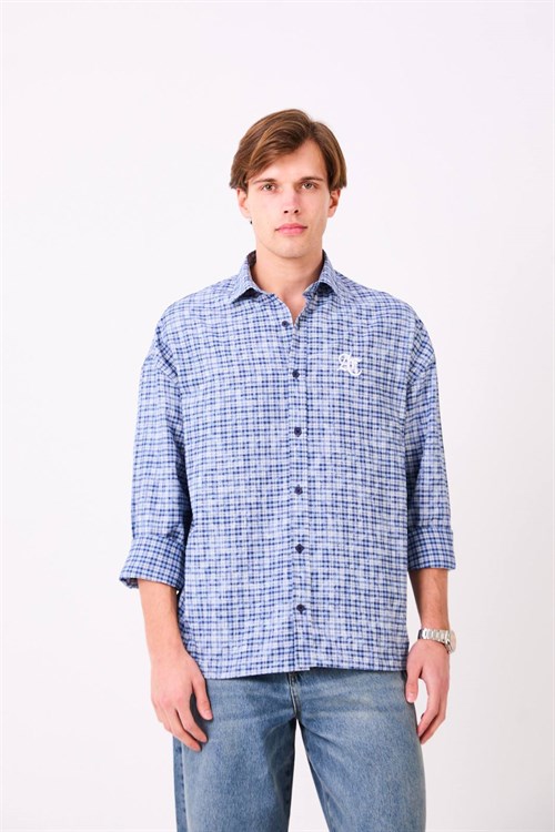 Wholesale Mens Blue Shirt 