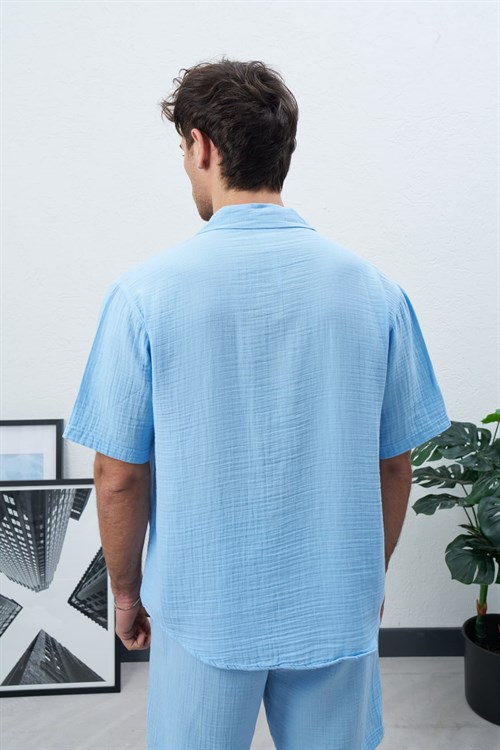 Wholesale Mens Blue Shirt