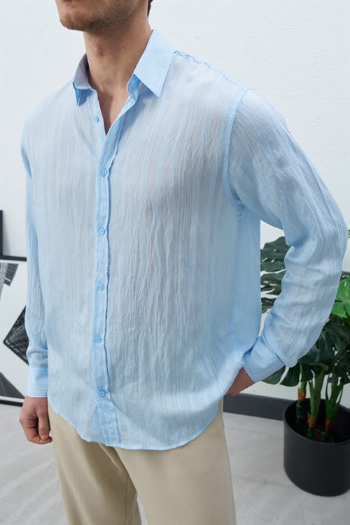 Wholesale Mens Blue Shirt
