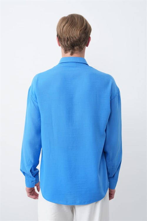 Wholesale Mens Blue Shirt