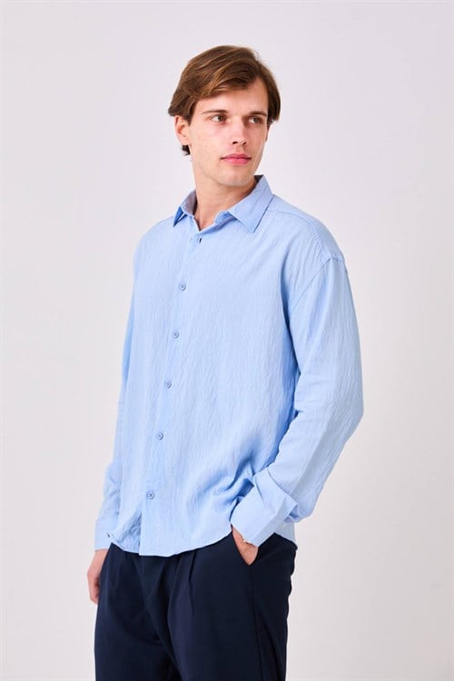Wholesale Mens Blue Shirt 