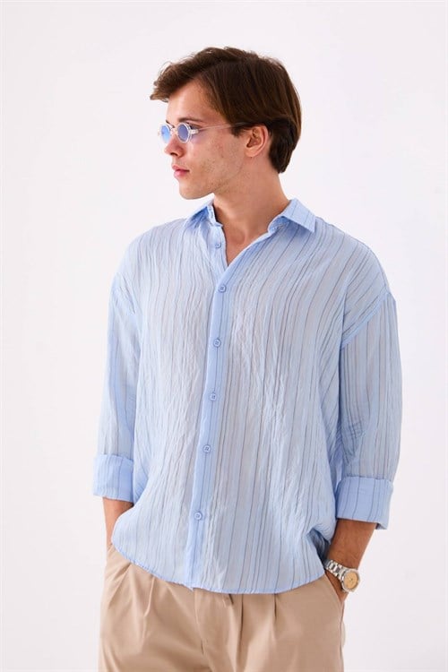 Wholesale Mens Blue Shirt 