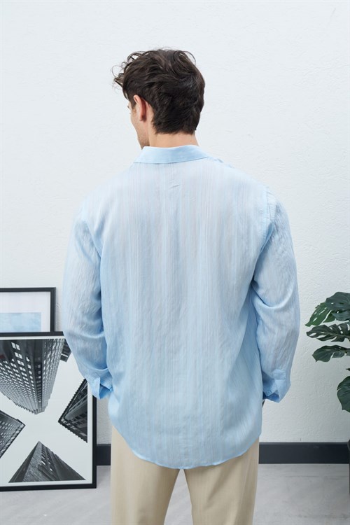 Wholesale Mens Blue Shirt