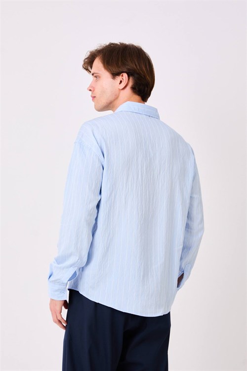 Wholesale Mens Blue Shirt 