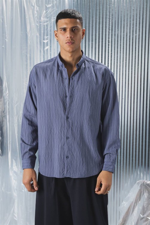 Wholesale Mens Blue Shirt