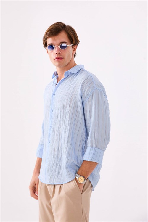 Wholesale Mens Blue Shirt 