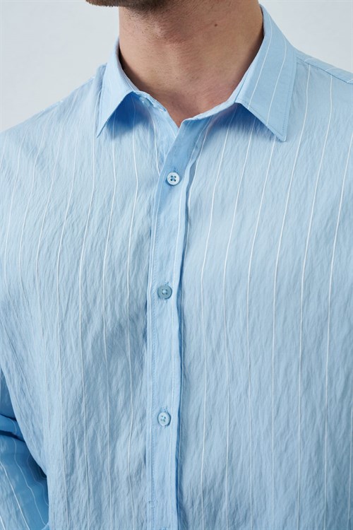 Wholesale Mens Blue Shirt