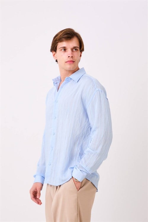 Wholesale Mens Blue Shirt 