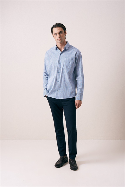 Wholesale Mens Blue Shirt