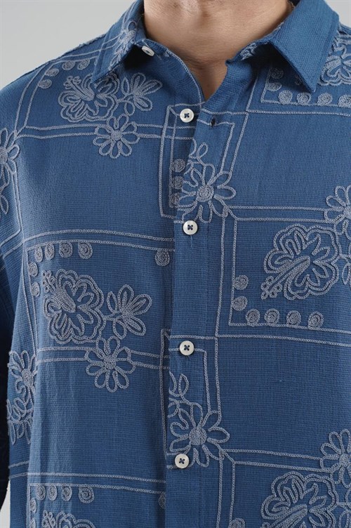 Wholesale Mens Blue Shirt
