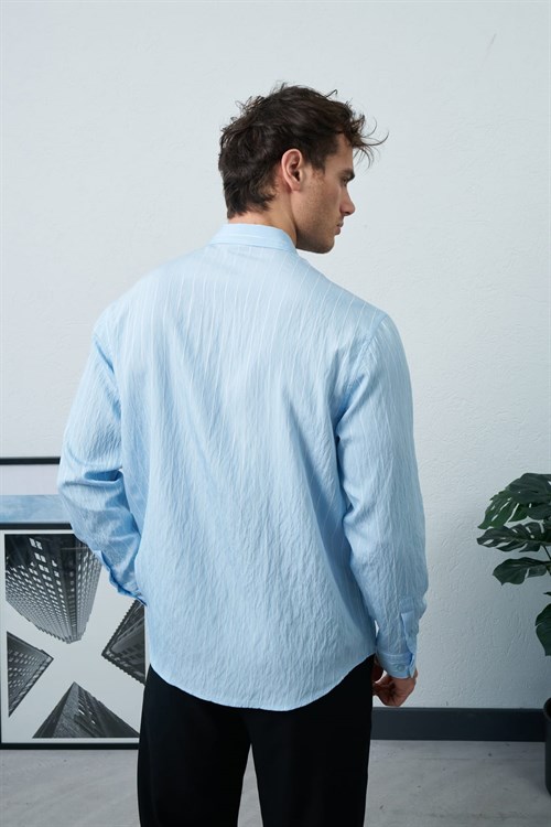Wholesale Mens Blue Shirt