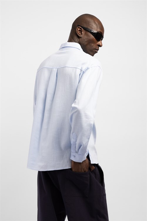 Wholesale Mens Blue Shirt