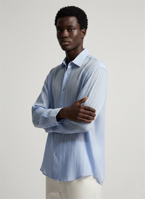 Wholesale Mens Blue Shirt