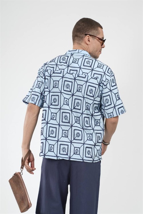 Wholesale Mens Blue Shirt