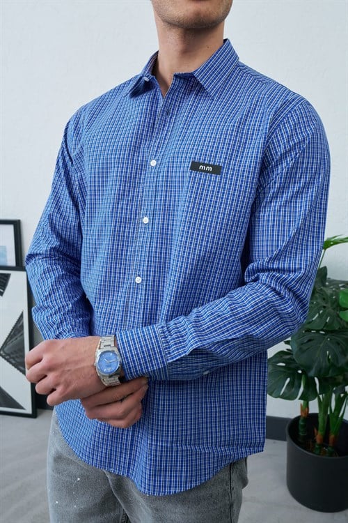 Wholesale Mens Blue Shirt