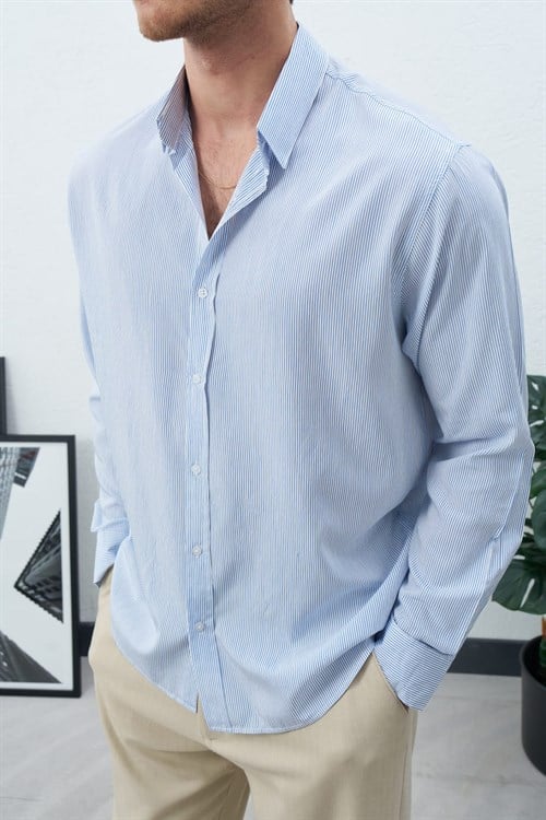 Wholesale Mens Blue Shirt