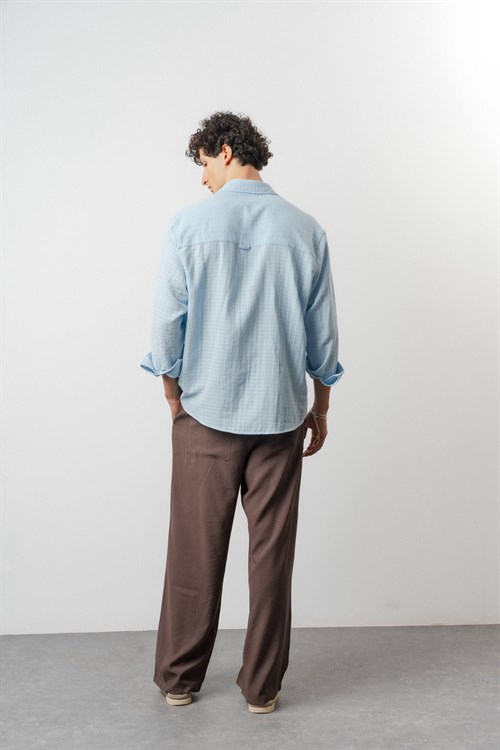 Wholesale Mens Blue Shirt