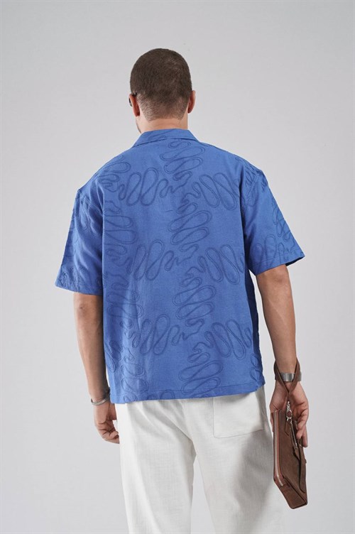 Wholesale Mens Blue Shirt