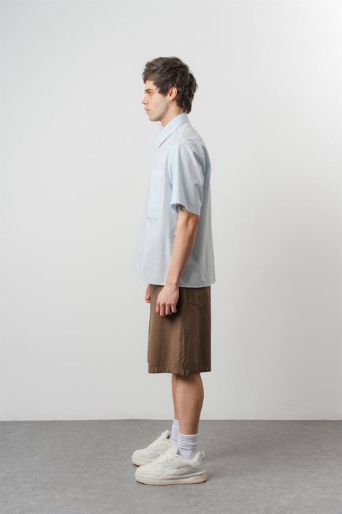 Wholesale Mens Blue Shirt