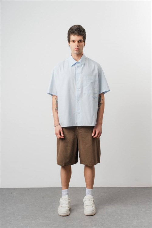 Wholesale Mens Blue Shirt