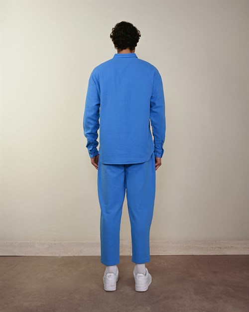 Wholesale Mens Blue Shirt