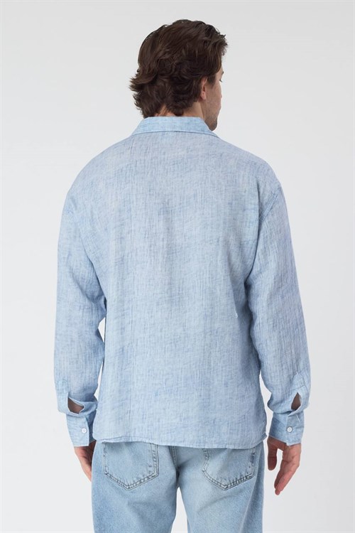 Wholesale Mens Blue Shirt