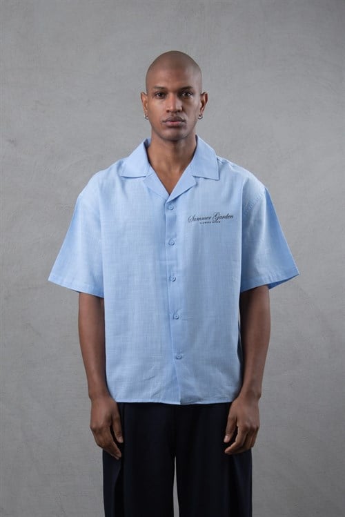 Wholesale Mens Blue Shirt
