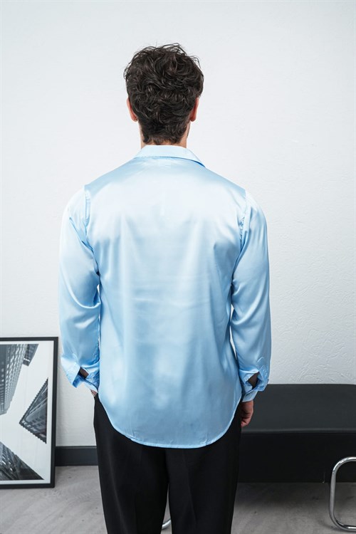 Wholesale Mens Blue Shirt